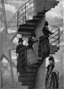 Une ascension dans la tour Eiffel. エッフェル塔に昇る