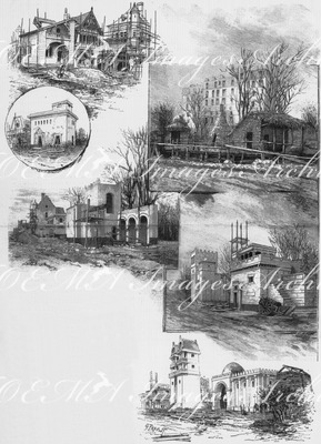 "Les travaux de M. Garnier. ガルニエの行った建築