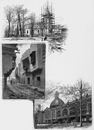 Les travaux du Champ de Mars. - 1. Le Vénézuéla. - 2. L'égypte : Une rue au Caire. - 3. Le Palais des Arts liberaux. シャン・ド・マルス会場の建設現場 1. ベネズエラ館  2. エジプト展示コーナー カイロ通り  3. リベラル・アート館