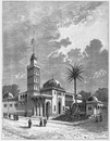 "Le palais de l'algérie, de l'exposition des colonies, tel qu'il sera après son achèvement." 植民地展示会場の中のアルジェリア館 竣工後の姿