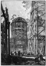 Les travaux de l'Exposition universelle de 1889. - 1 et 2. Les ateliers de sculpture : modelage des figures décoratives. 建設現場 1 と 2 彫刻のアトリエ 彫像の塑造