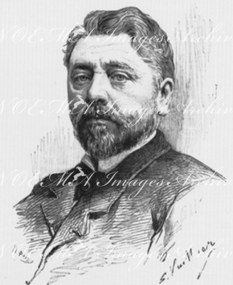 M. Eiffel. Ingénieur-constructeur de la tour de 300 mètres. エッフェル氏、300メートル・タワーの設計技師