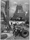 Etat actuel (octobre 1888) des travaux de l'exposition universelle. 万博会場の建設工事の1888年10月当時の状態