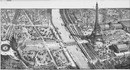 Supplément de L'Exposition de Paris. N°1. Vue panoramique de l'exposition universelle de 1889. パリ万博 付録 1. 1889年万国博覧会パノラマ的全景