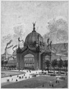 Le dôme central. - Palais des industries diverses. 産業館の中央ドーム