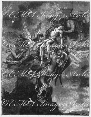"Beaux-Arts. - Sarpédon, tableau de M. H. Levy." 「サルペドン」、H・レヴィ画