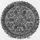 "Coupe à jour dite l'Ecumoire, par Bernard Palissy." ベルナール・パリシーによる「灰汁取り」と呼ばれる透かし模様の皿
