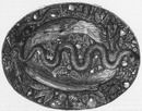 "Grand plat rustique, par Bernard Palissy." ベルナール・パリシーによる民芸調大皿