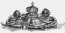 Encrier de Marie Leczinska (Porcelaine de Sèvres du XVⅢ siècle.) マリー・レグザンスカ王妃のインク壷 (18世紀のセーヴル焼き）