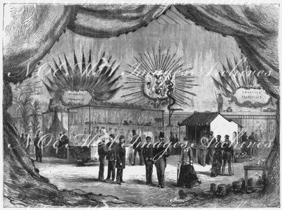 L'Exposition de Paris. - Supplément au N°38. : Exposition des colonies françaises dans le palais du Champ-de-Mars. パリ万博 付録 38  シャン・ド・マルス会場のフランス植民地の展示場