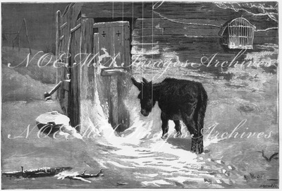"L'Exposition de Paris. - Supplément au N°37. : Beaux-arts. - Section anglaise. Oublié, tableau de M. J. Mac-Whirter." パリ万博 付録 37  芸術部門英国コーナー 「忘れられて」、J・マック=ホイルター画
