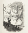 グランヴィル Grandville - 《ブロブディンナグ国の旅》 Vayage de Brobdingang.
