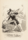 グランヴィル Grandville - 扉《ジェローム・パチュロ、社会的地位を求めて》 Frontispice: Jérôme Paturot à rechreche d’une position social