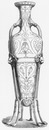 Amphore d'argent repoussé (Maison Froment-Meurice.) 銀製の打ち出し両耳付き壷（フロマン=ムリス社）