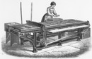 "Machines à casser le sucre en morceaux reguliers, exposée par la Cie de Fives-Lille." ファイブ=リール社の砂糖を規則的な塊に砕く機械