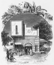 Le bazar egyptien au Trocadéro. トロカデロ会場でのエジプトのバザール