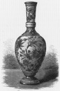 Vase en grès. (Doulton et Cie.) グレの壷 (ドルトン社)
