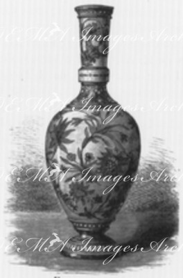 Vase en grès. (Doulton et Cie.) グレの壷 (ドルトン社)