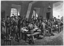 La cantine des soldats étrangers à l'Exposition. 外国の兵士のための食堂