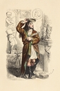 グランヴィル Grandville - 《文学者》 L’homme de lettres.