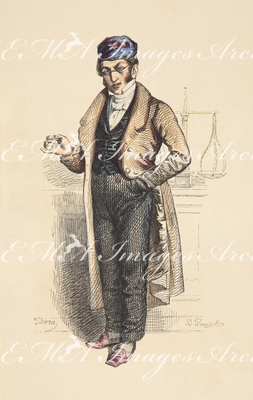 グランヴィル Grandville - 《薬剤師》 Le pharmacien.