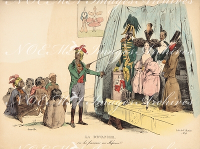 グランヴィル Grandville - 《復讐―または、ミズーリのフランス人》 La revanche ou les Français au Missouri.