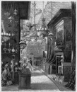 Exposition des appareils de chauffage et d'éclairage. 暖房器具と照明器具の展示コーナー