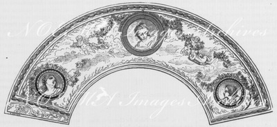 Musée rétrospectif : Eventail de Boucher. (Collection de M. Poigey.) 回顧展 ブーシェの扇子（ポワジェ・コレクション）
