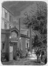 Pavillon de la poste aux lettres et du télégraphe. 郵便局と電信局のパヴィリオン