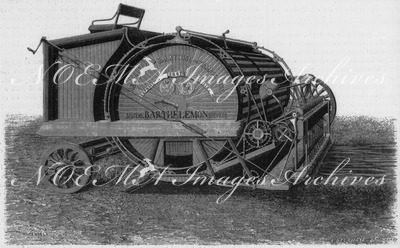La balayeuse de M. Barthelemon. バルテルモン社の道路清掃車
