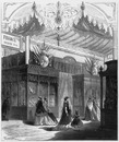 Exposition de la bijouterie française. フランスの宝飾店の展示コーナー