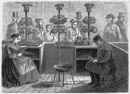 Petits métiers.: La vannerie. 製造実演販売 かご細工