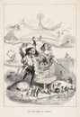 グランヴィル Grandville - 扉《パリの悪魔》 Frontispice: Le Diable à Paris