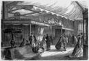 Les draps français. フランスの毛織物の展示コーナー