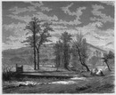 Effet d'hiver dans la vallée de Munster. - Tableau de M. Français. 「マンステール谷の冬」、フランセ画