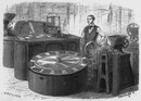 Petits métiers. - Machine à chocolat de M. Devinck. 製造実演販売 ドゥヴァンク社のチョコレート製造機