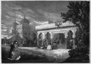 La boutique et l'écurie du Maroc. モロッコのショップと厩舎
