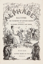 グランヴィル Grandville -扉《挿絵入初歩読本（アルファベット）百のヴィニェットと装飾文字》 Frontispice: Alphabet Illustré 100 Vignettes et Lettres Ornées.