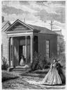 Etats-unis. - La maison portative de la Louisiane. アメリカ合衆国 ルイジアナの可動式住宅