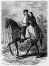 Costumes de l'Amérique du sud. - Les gauchos. 南アメリカの民族衣装 ガウチョ