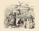 グランヴィル Grandville - 《ローマへの鐘楼の旅》 Le voyage des choches à Rome.