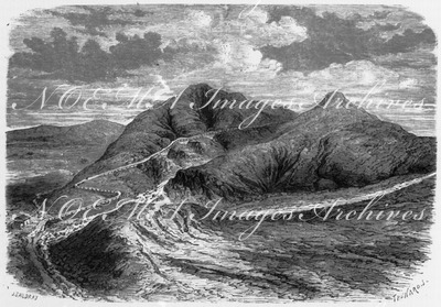 Reboisement des montagnes. - Le torrent du Labouret. 山の再造林 ラブレ峡谷の急流