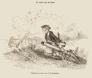 グランヴィル Granville - 『大砲を持ち出す狩人』Le Chasseur au canon