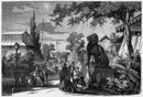 Le val du quart français. フランス区画の庭園