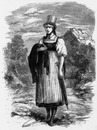 Cosutumes badois. バーデン地方の民族衣装