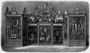 Instruments à vent. - Vitrine de M. Gautrot (Médaille d'argent). 管楽器 ゴトロ社のショーウインドー（銀メダル）