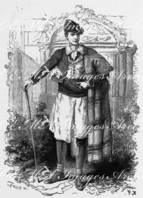 Costumes espagnols. : Premier de la province de Murcie. スペインの民族衣装 ムルシアの田舎の名士