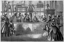 Les petits métiers. - Fabrique de chapeaux de feutre de M. Haas. 製造実演販売Haas氏のフェルト帽作り