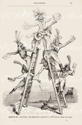 グランヴィル Grandville - 《競争》 La concurrence.