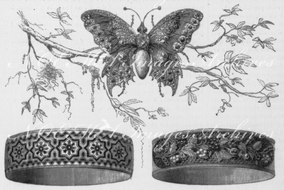 "Exposition russe. Bijoux de M. Fulda fils, de Moscou. " ロシアの展示 モスクワのフルダ親子社の宝石